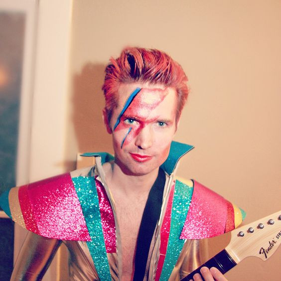 Ziggy Stardust Costume DIY
 Ziggy Stardust makeup and costume Great inspo for my