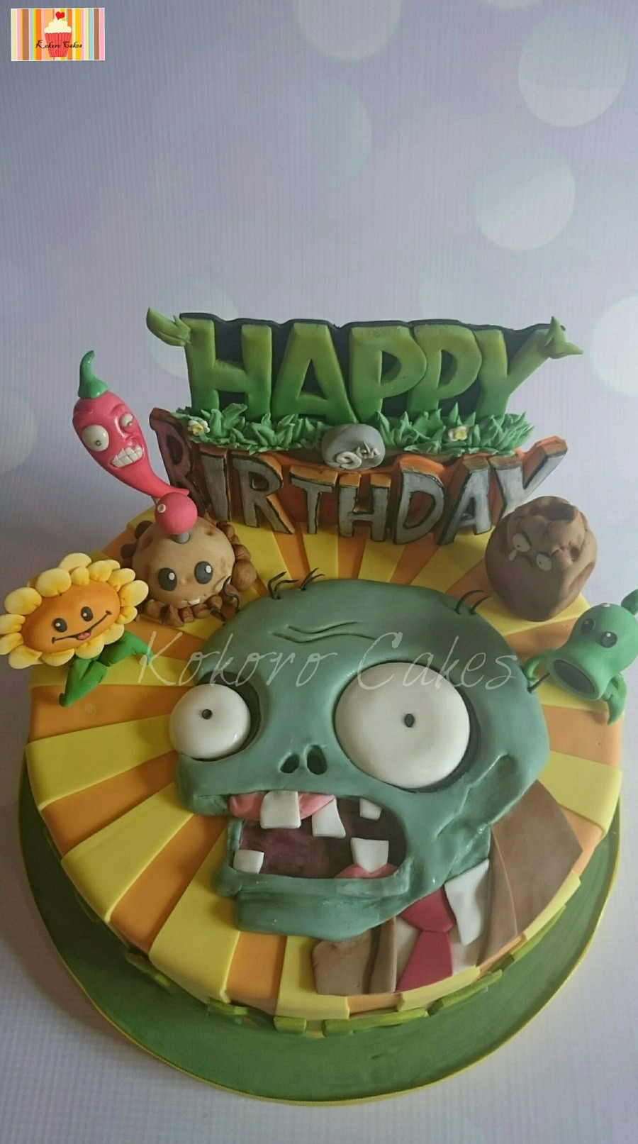 Zombie Birthday Cake
 Plants Vs Zombies Themed Cake CakeCentral