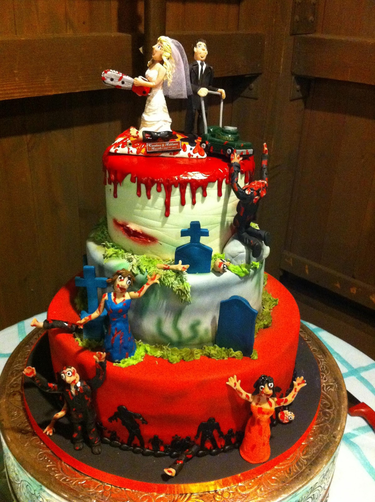 Zombie Birthday Cake
 Zombie Wedding Cakes – Decoration Ideas