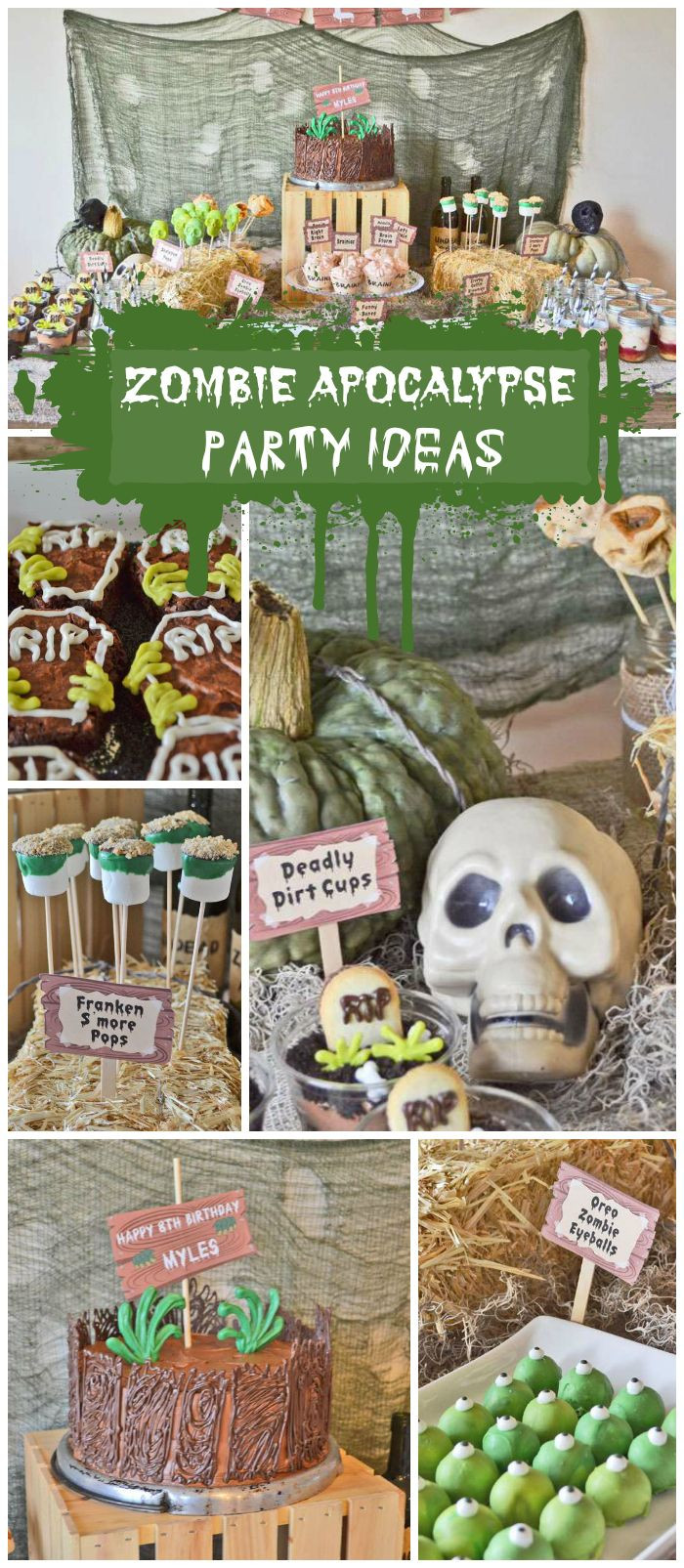 Zombie Birthday Party Ideas
 Zombies Birthday "Zombie Apocalypse Birthday Party