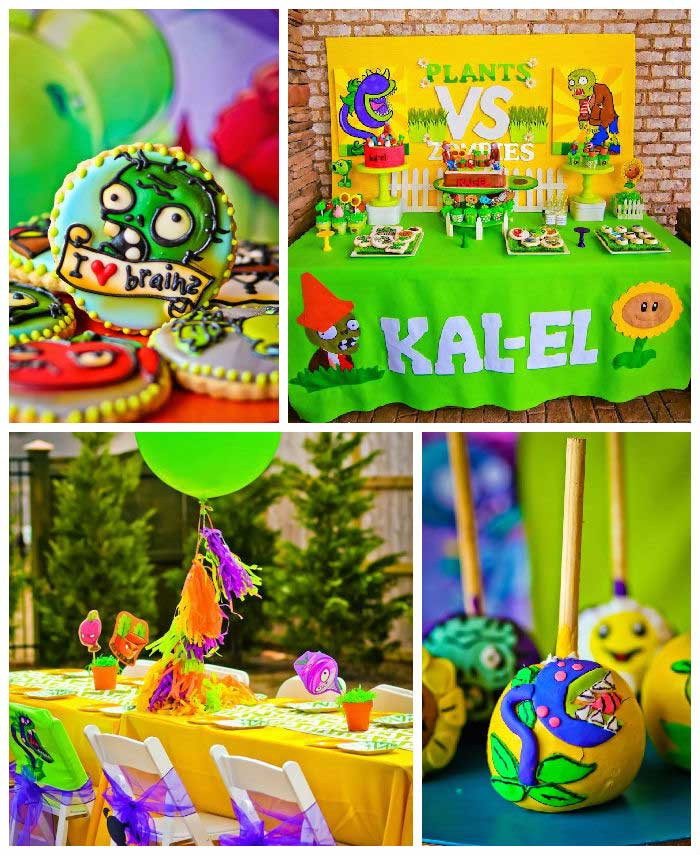 Zombie Birthday Party Ideas
 Kara s Party Ideas Plants vs Zombies Themed Birthday Party