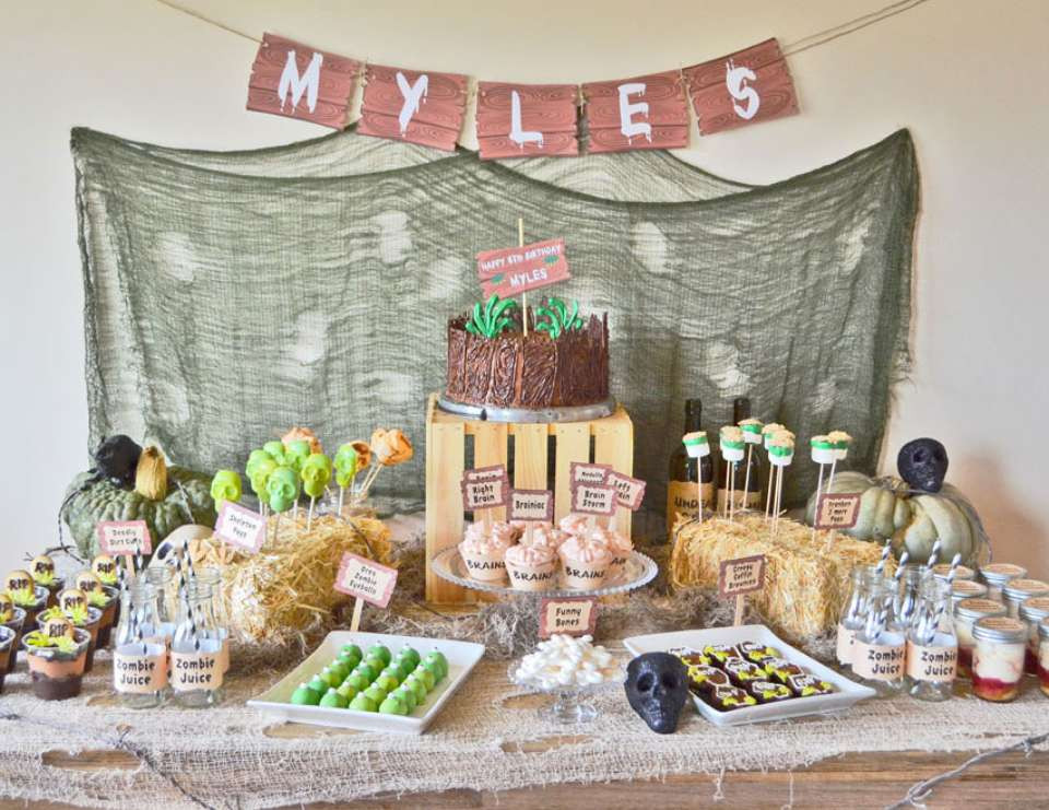 Zombie Birthday Party Ideas
 Zombies Birthday "Zombie Apocalypse Birthday Party