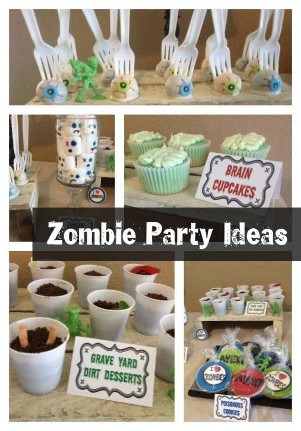 Zombie Birthday Party Ideas
 The Partying Zombies Boy’s Birthday