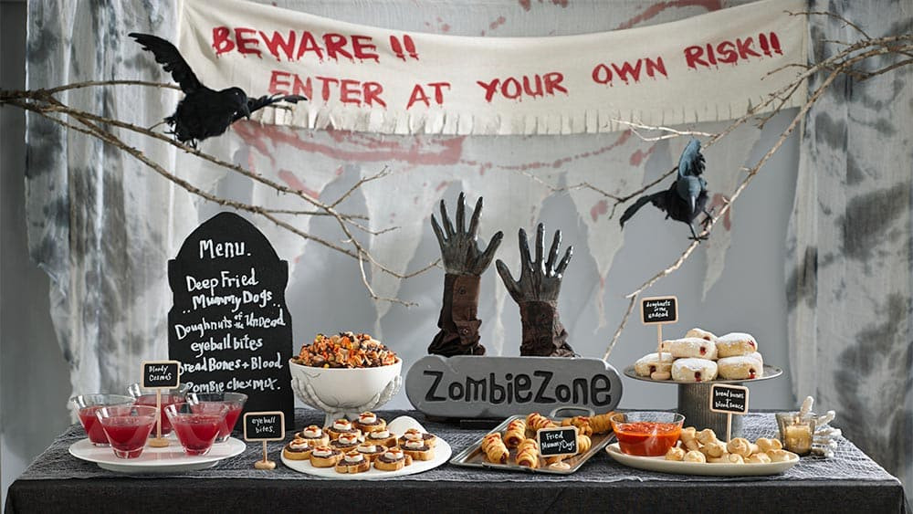 Zombie Birthday Party Ideas
 Zombie Party from Pillsbury