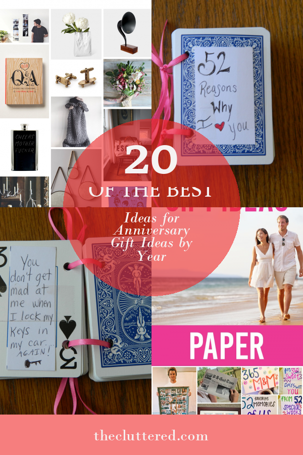 20 Of the Best Ideas for Anniversary Gift Ideas by Year - Home, Family ...