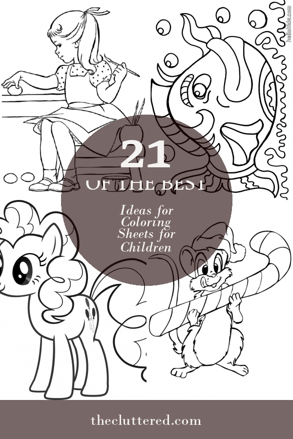 21 Of the Best Ideas for Coloring Sheets for Children - Home, Family ...