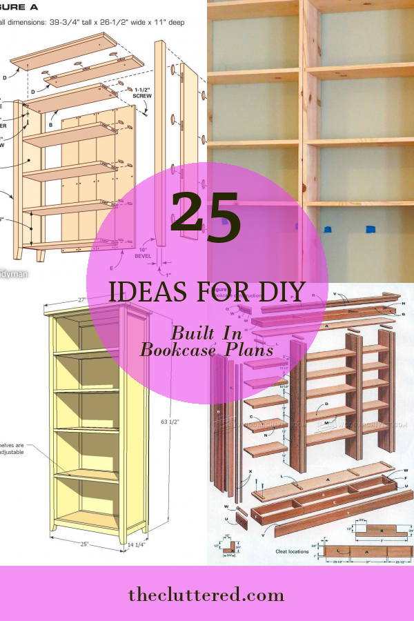 25 Ideas for Diy Built In Bookcase Plans - Home, Family, Style and Art ...