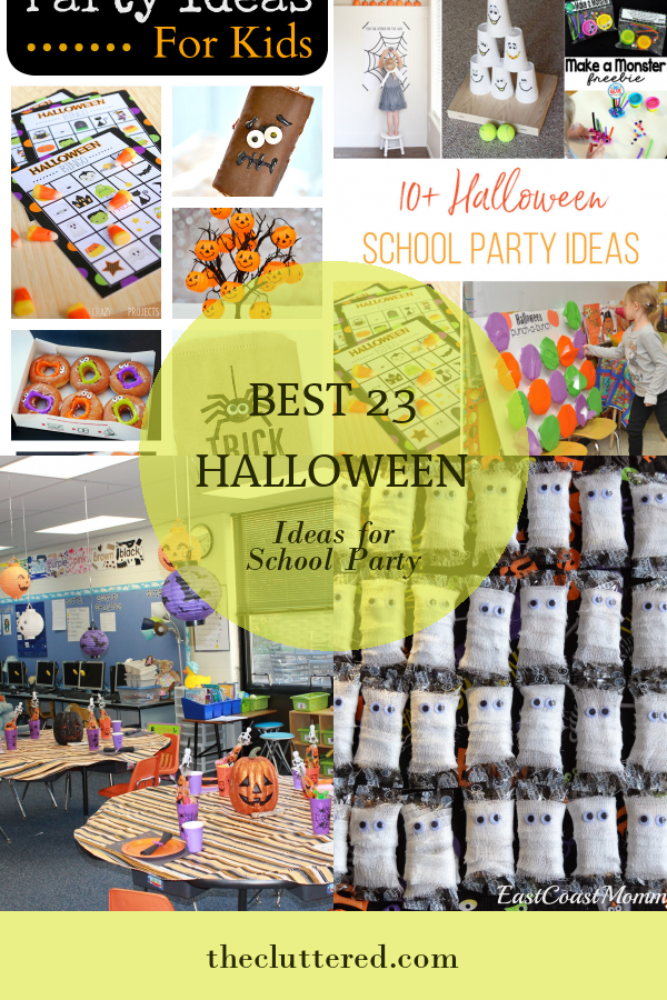 Best 23 Halloween Ideas for School Party - Home, Family, Style and Art 