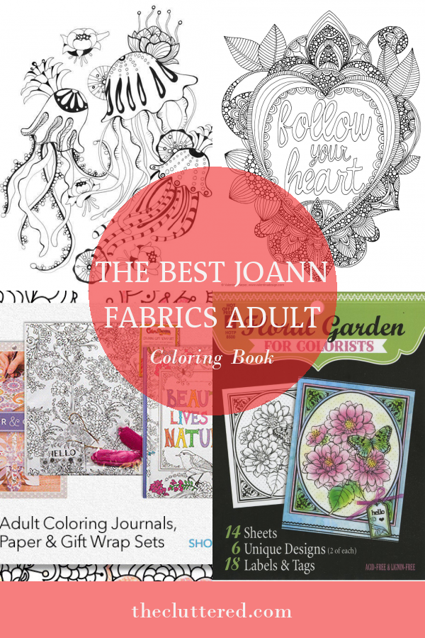 Adult Coloring Book Joann