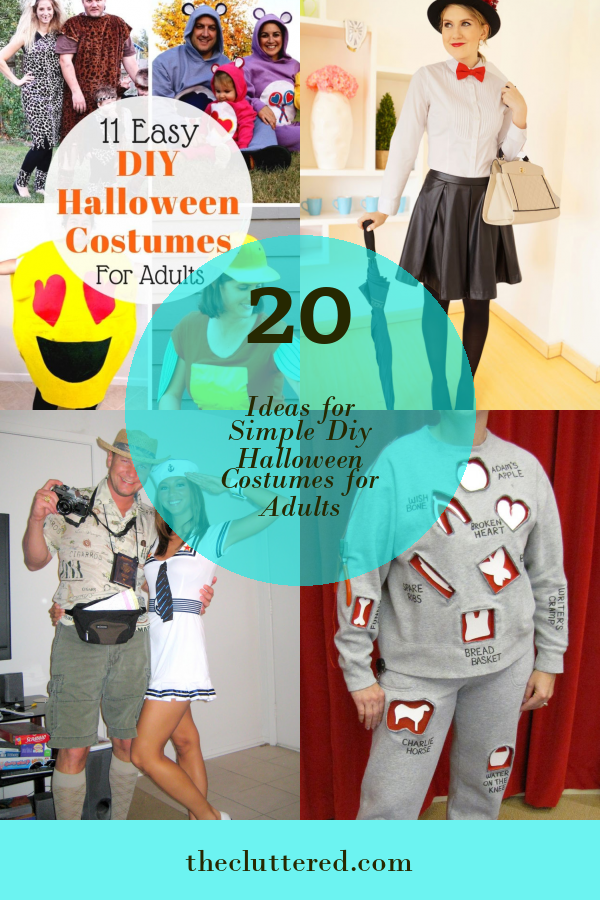 20 Of the Best Ideas for Simple Diy Halloween Costumes for Adults ...