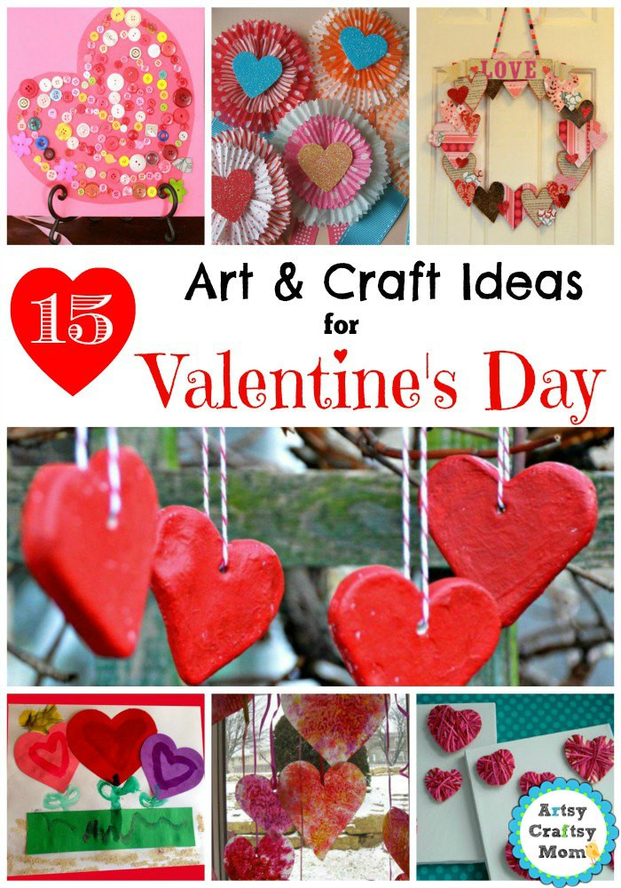 Arts And Crafts Valentines Gift Ideas
 15 Simple Valentine’s Day Art and Craft Ideas for Kids