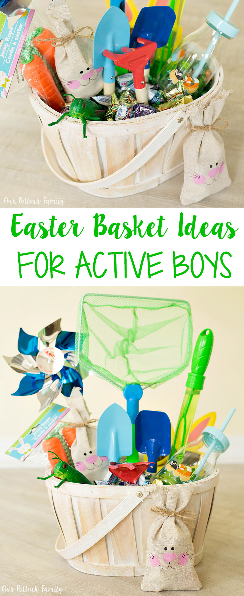 Boys Easter Basket Ideas
 Easter Basket for Active Boys Our Potluck Family
