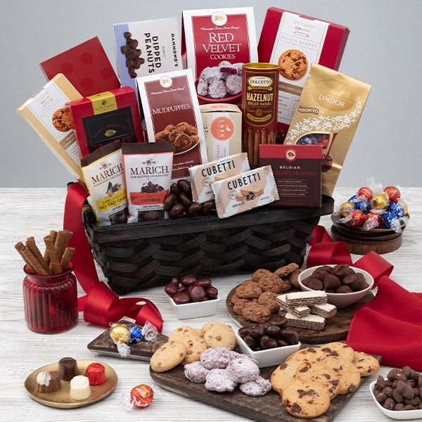 Candy Baskets For Valentines Day
 Chocolates for Valentine s Day Gift Basket by