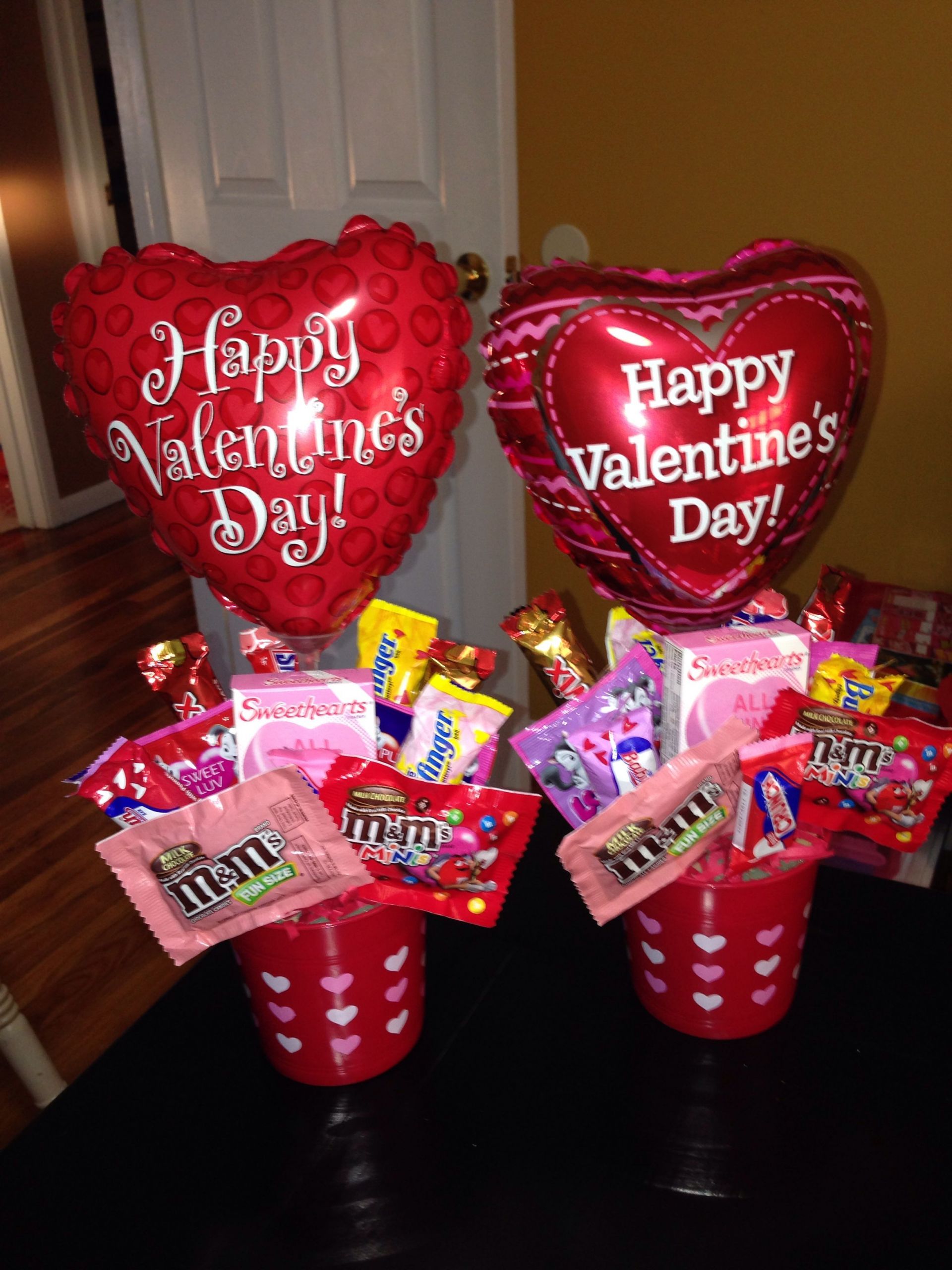 Candy Baskets For Valentines Day
 Pin on Candy bouquets