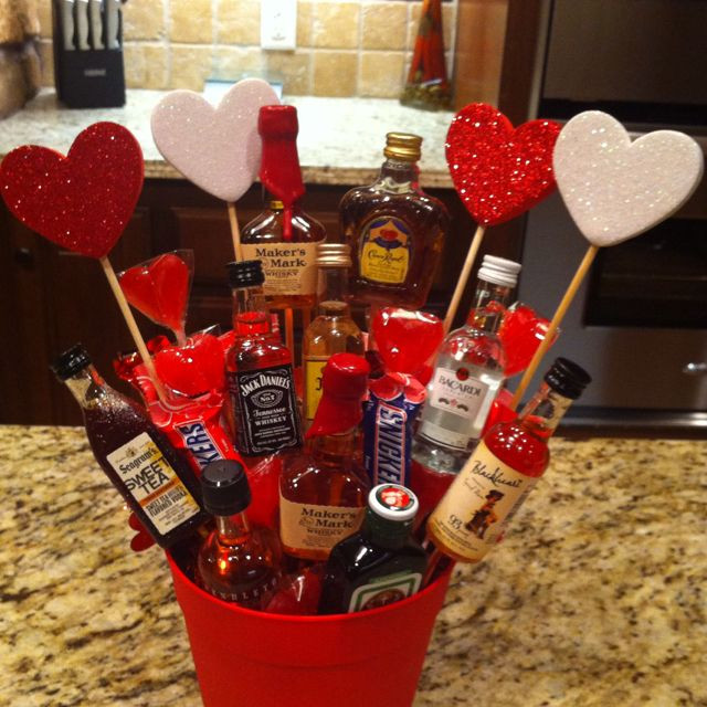 Candy Gift Baskets For Valentines Day
 Perfect Valentines day t for a man maybe just beer