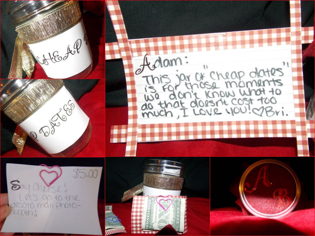 Cheap Valentines Day Gift Ideas For Boyfriend
 Valentines Day t I made for my boyfriend "Cheap Date