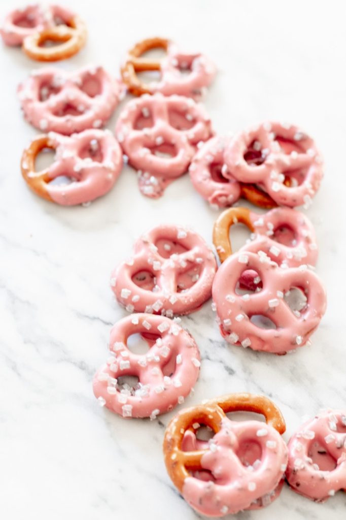 Chocolate Covered Pretzels For Valentines Day
 Ruby Chocolate Covered Pretzels for Valentine s Day