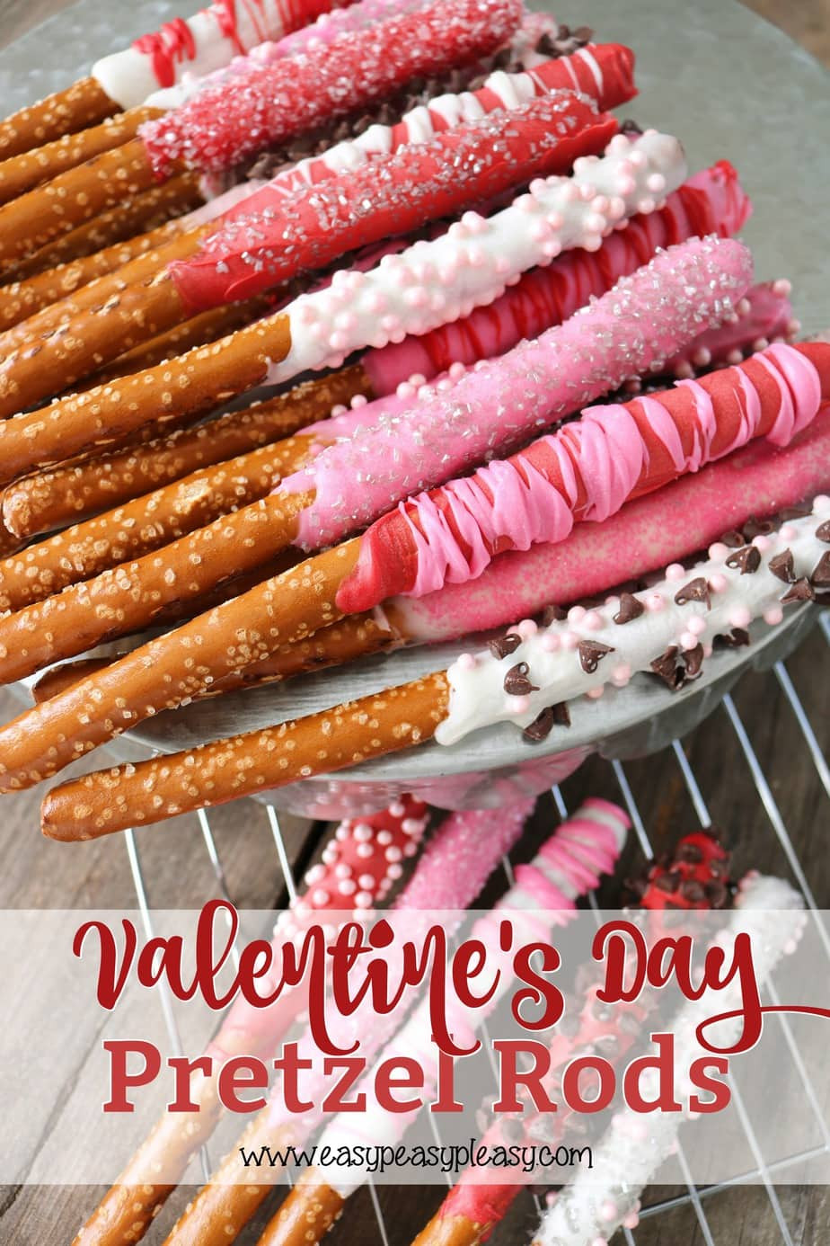 Chocolate Covered Pretzels For Valentines Day
 Make Valentine Day Special with Pretzel Rods Easy Peasy