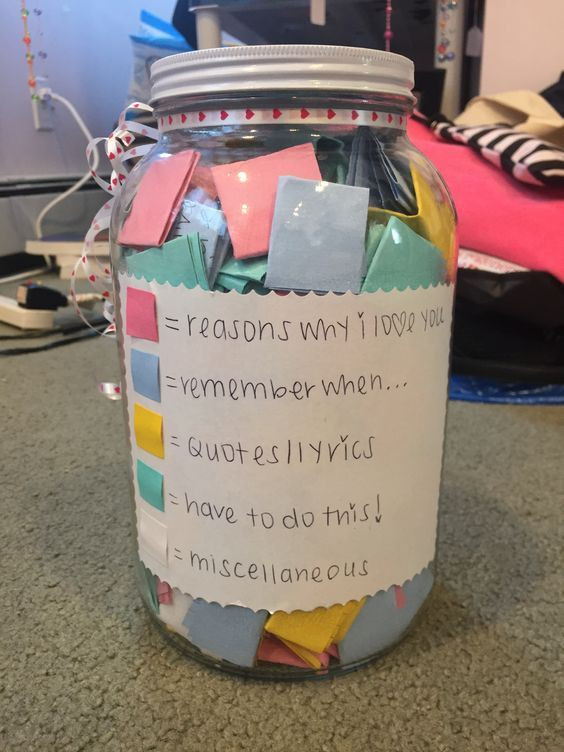 Christmas Gift Ideas For Teenage Boyfriends
 60 Christmas Gifts in a Jar Ideas for Friends Co Workers