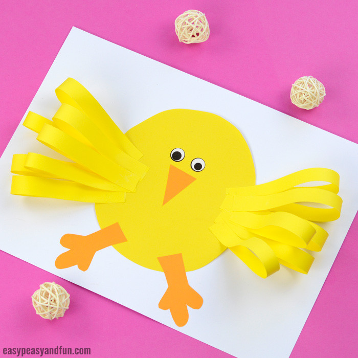 Construction Paper Easter Crafts
 Easter Chick Paper Craft Easy Peasy and Fun