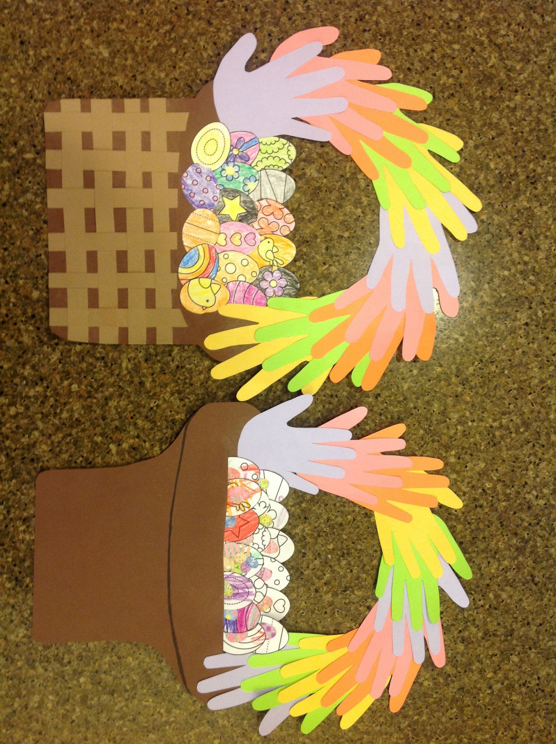 Construction Paper Easter Crafts
 Easter craft using construction paper tracing of child s