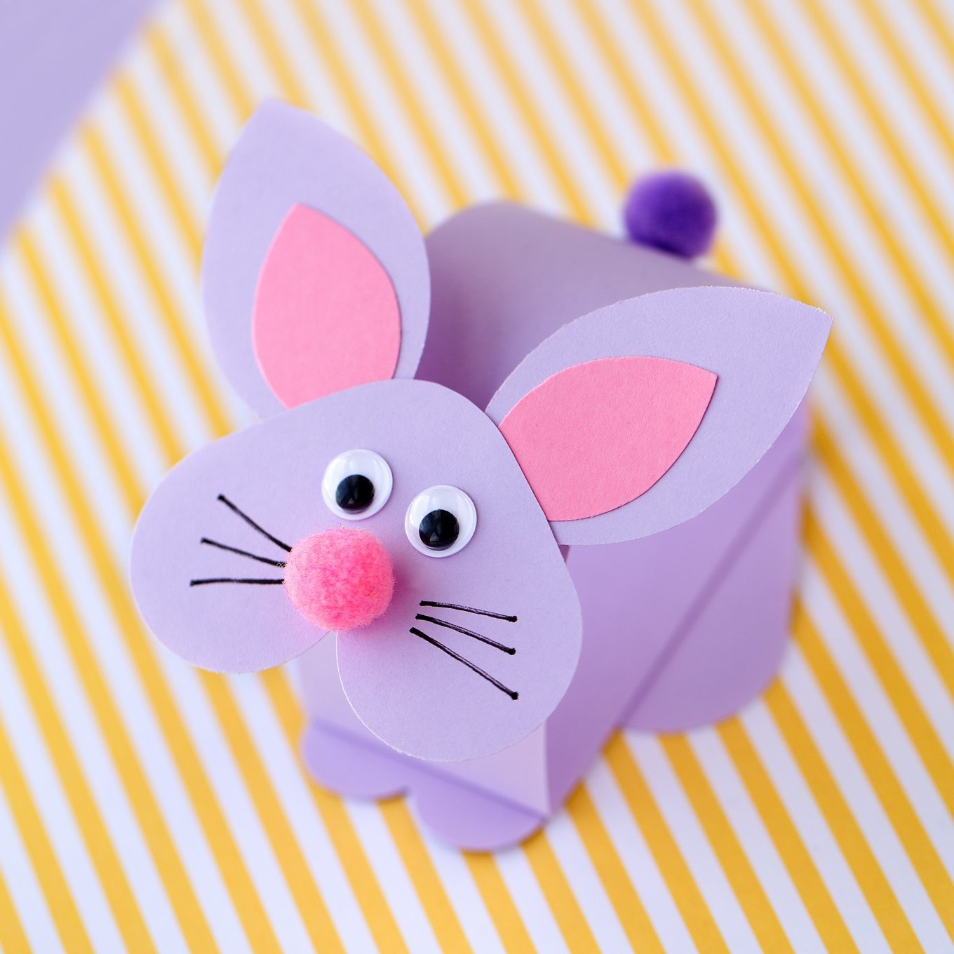 Construction Paper Easter Crafts
 Paper Bobble Head Bunny Craft for Kids