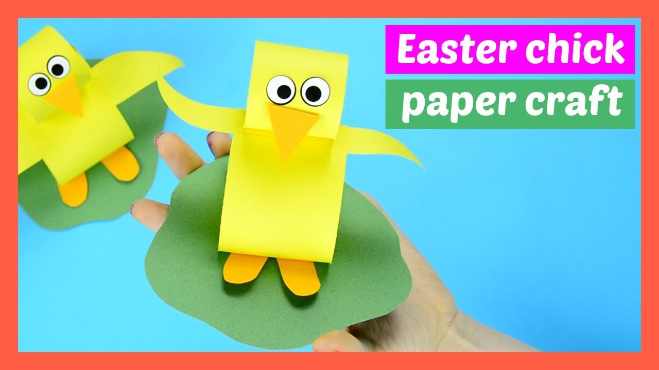 Construction Paper Easter Crafts
 Construction Paper Chick Easter Craft for Kids