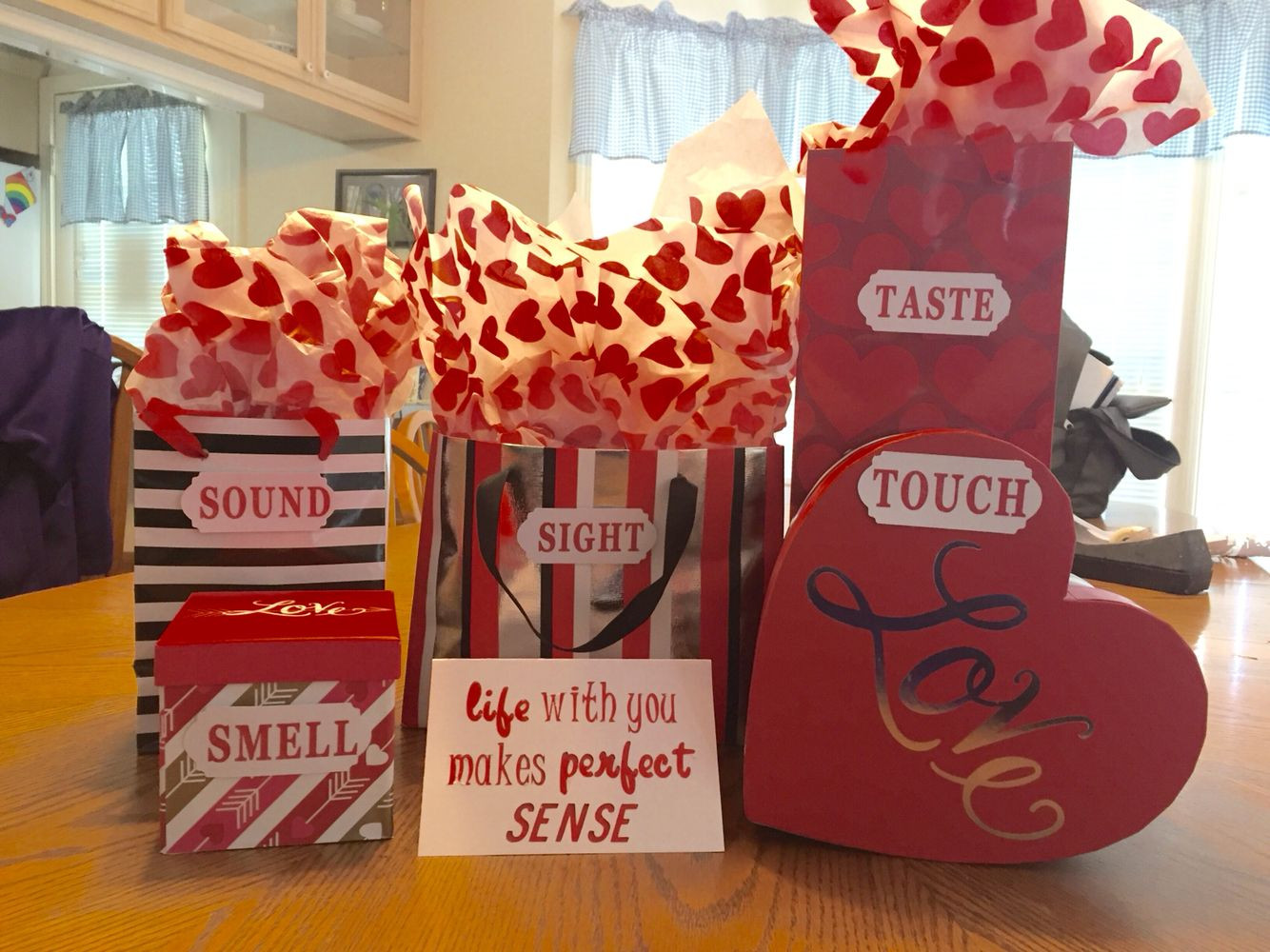 Cool Valentines Gift Ideas For Men
 Valentine Card Design 5 Senses Valentine Ideas For Husband