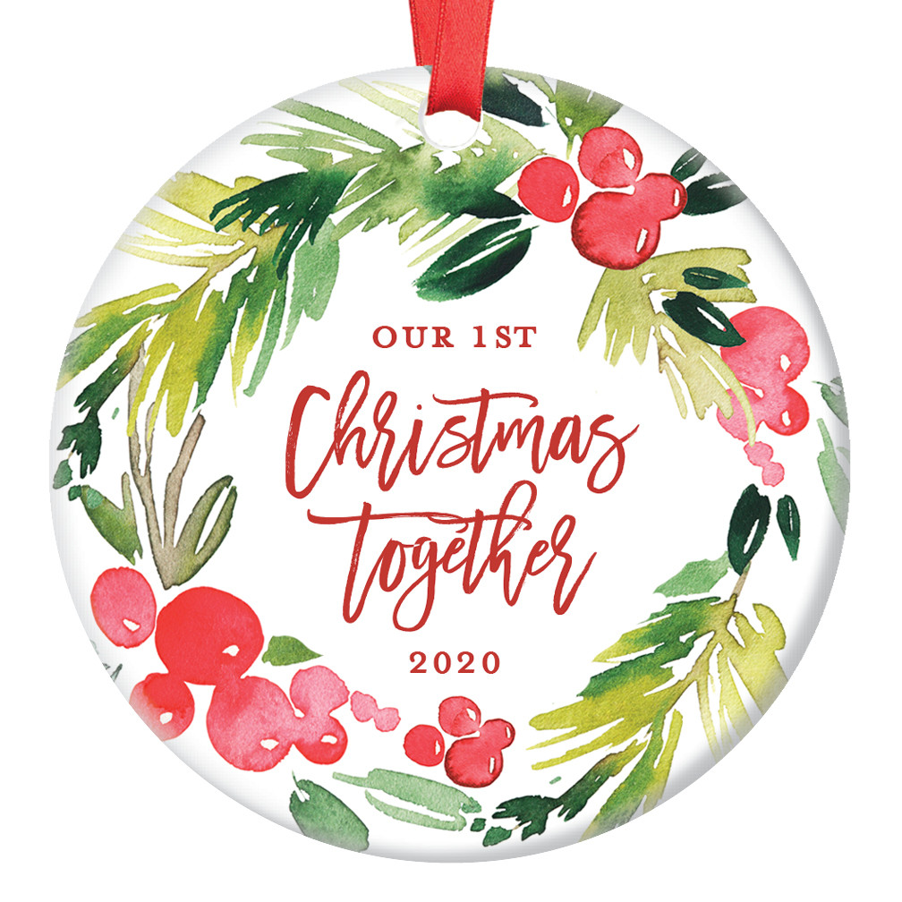 Couple'S First Christmas Gift Ideas
 Our First Christmas To her Ornament 2020 Boyfriend