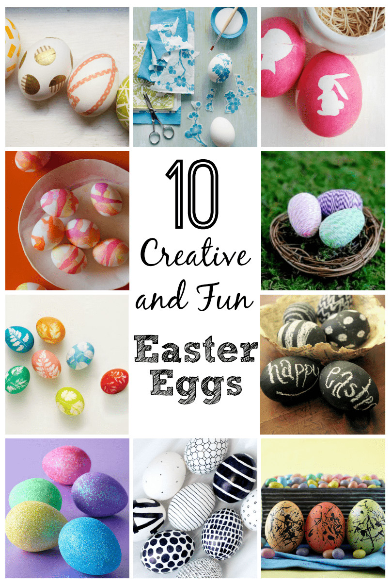 Creative Easter Egg Ideas
 Easter Egg Decorating 10 Creative and Fun Ideas