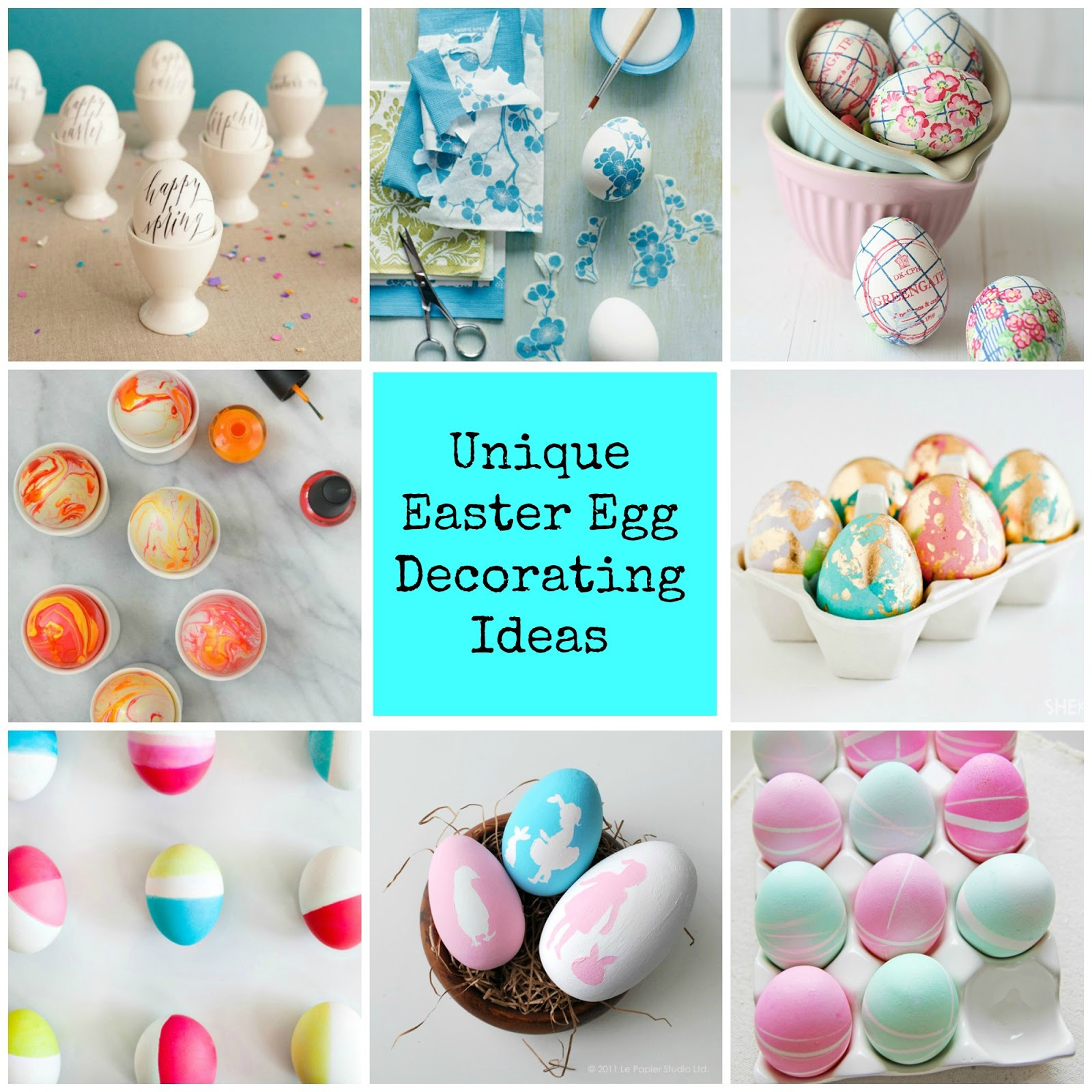 Creative Easter Egg Ideas
 anna and blue paperie Creative and Unique diy Easter Egg
