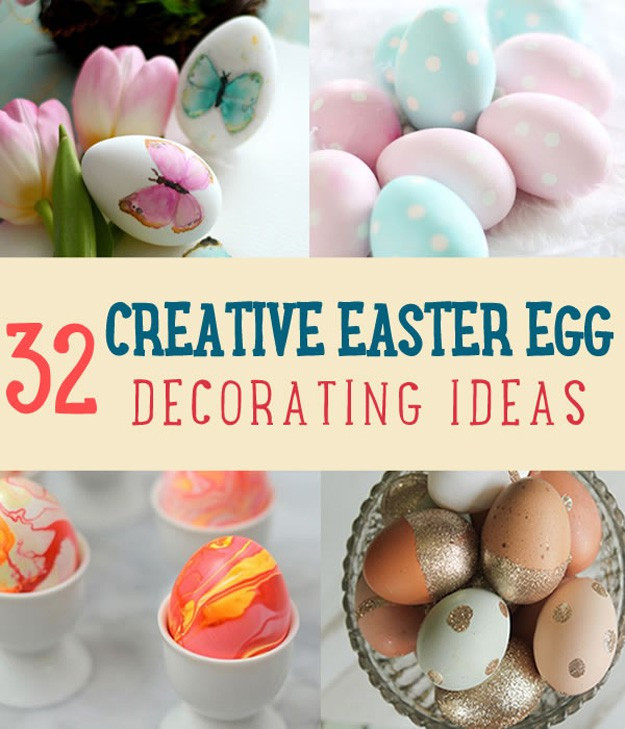 Creative Easter Egg Ideas
 32 Creative Easter Egg Decorating Ideas Anyone Can Make