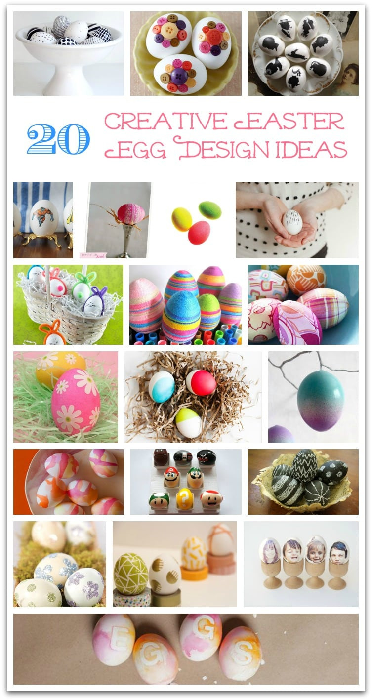 Creative Easter Egg Ideas
 20 Creative Easter Egg Design Ideas Mom Foo