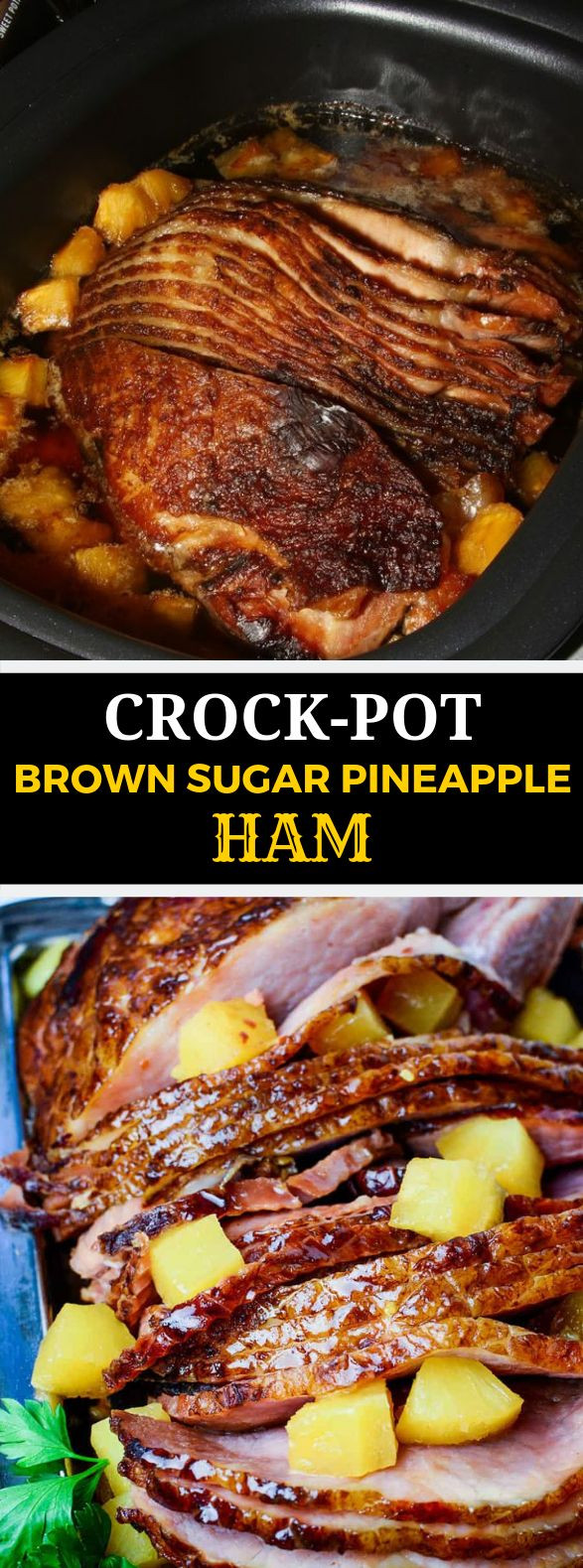 Crock Pot Easter Ham
 Crock Pot Brown Sugar Pineapple Ham for the Holidays
