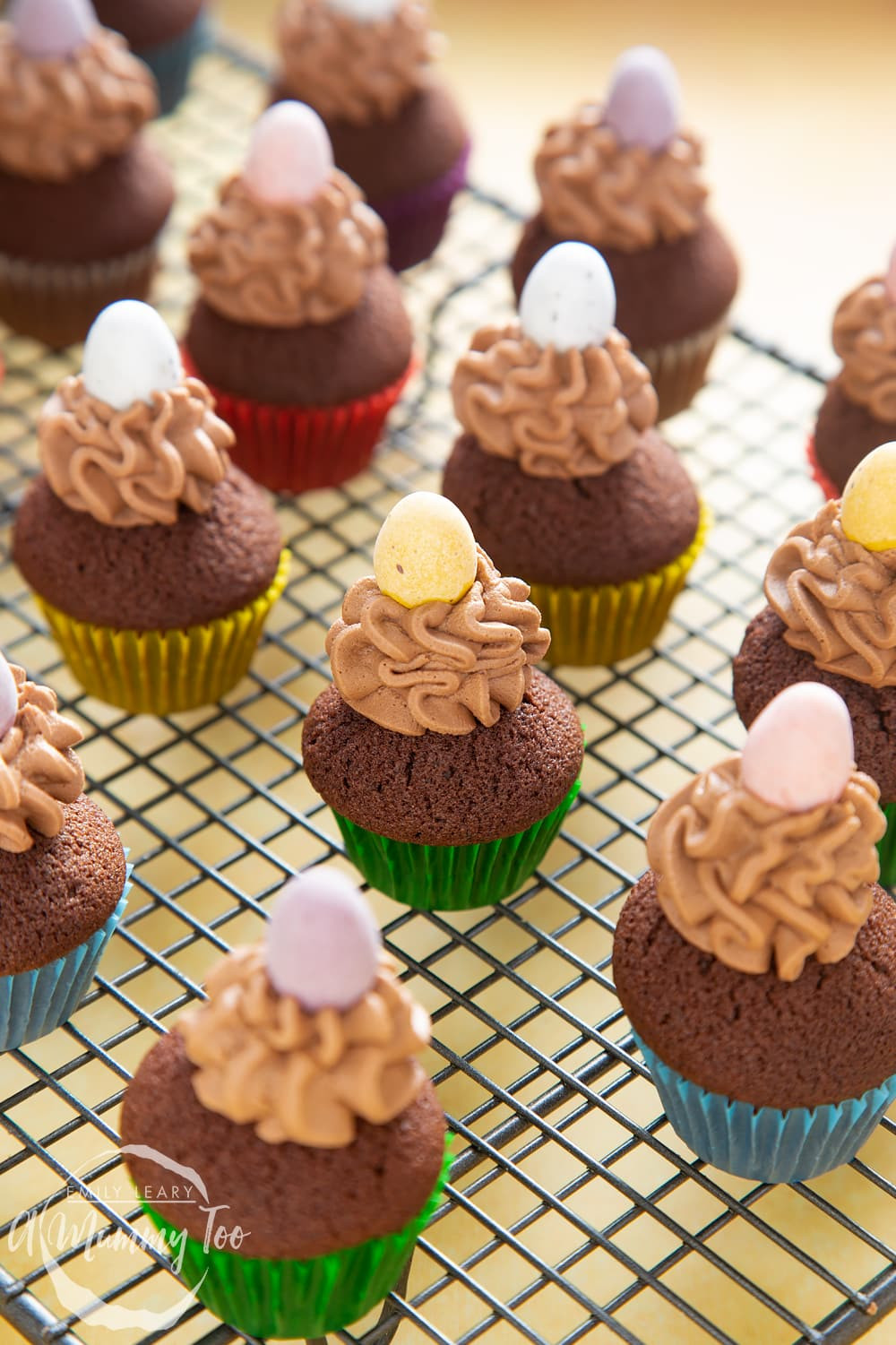 Cupcakes For Easter
 Mini chocolate cupcakes perfect for Easter A Mummy Too