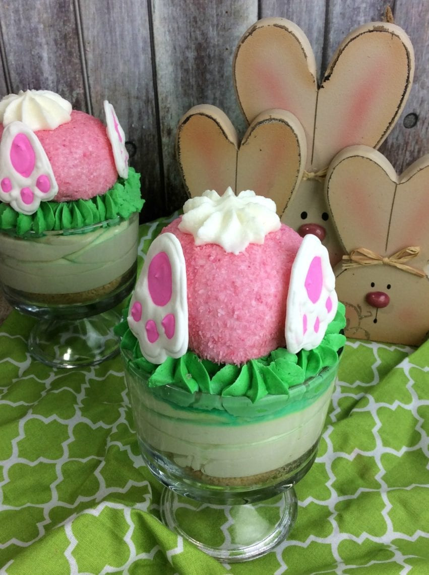 Cute Easter Desserts Recipes
 Cute Easter Dessert Idea Hidden Bunny Mini Cheesecake Recipe