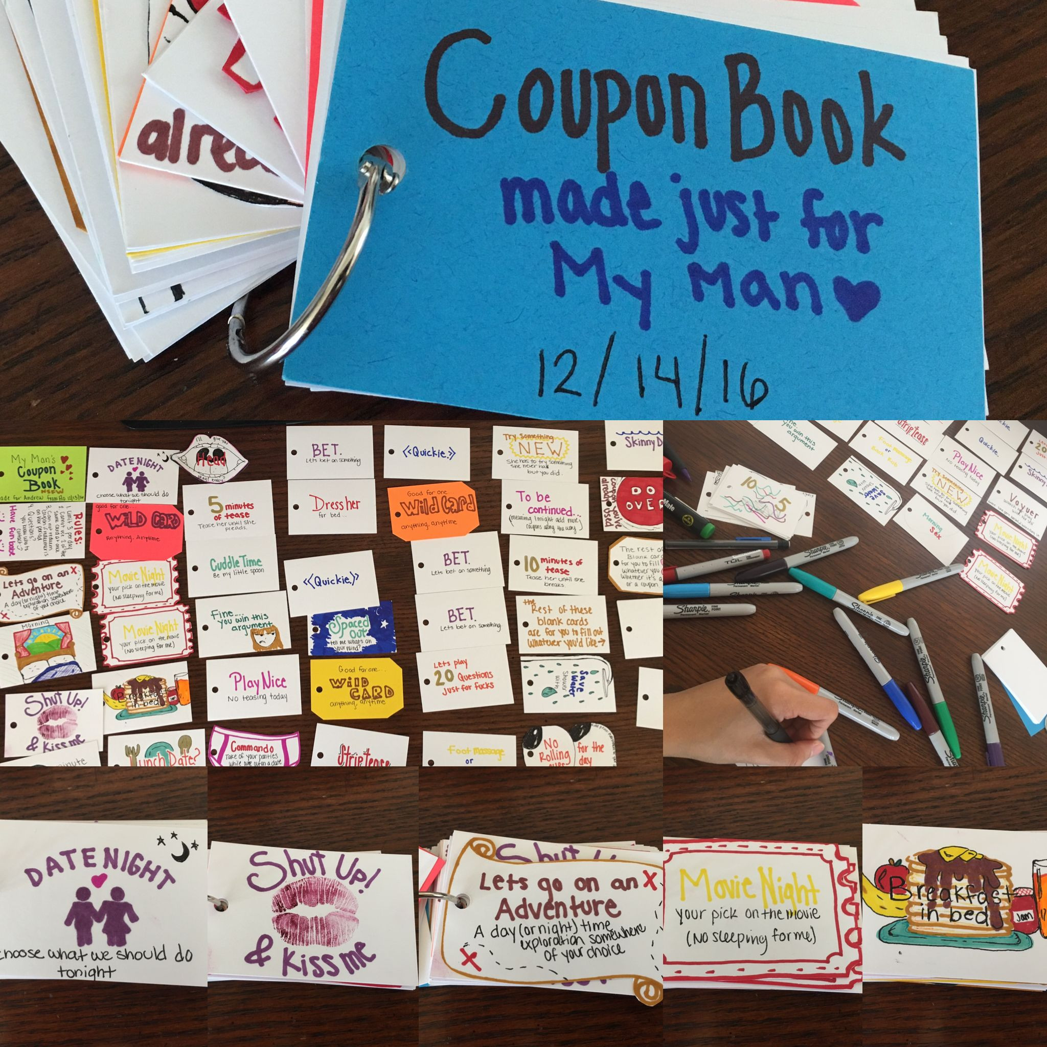Cute Small Gift Ideas For Boyfriend
 A coupon book made for my boyfriend as a Christmas t