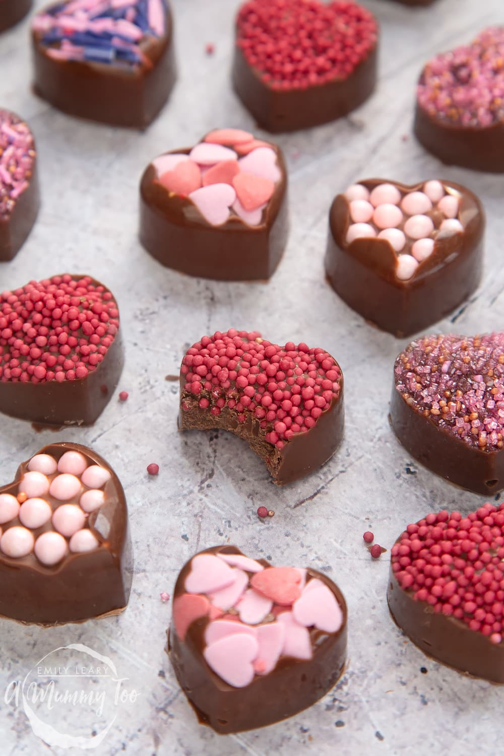 Desserts For Valentines Day
 Chocolate hearts recipe Valentine s Day treats recipe