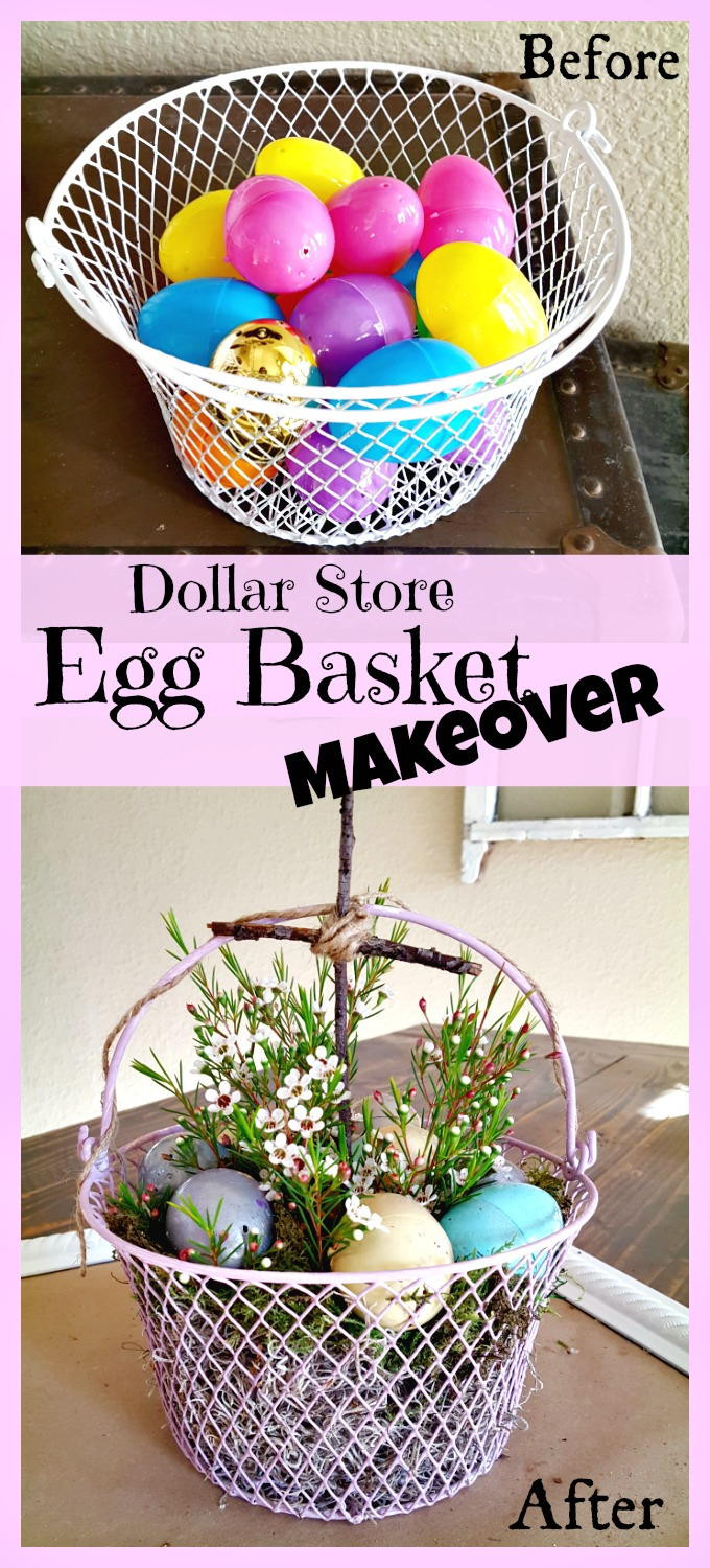 Diy Easter Basket
 DIY Easter Egg Basket Makeover