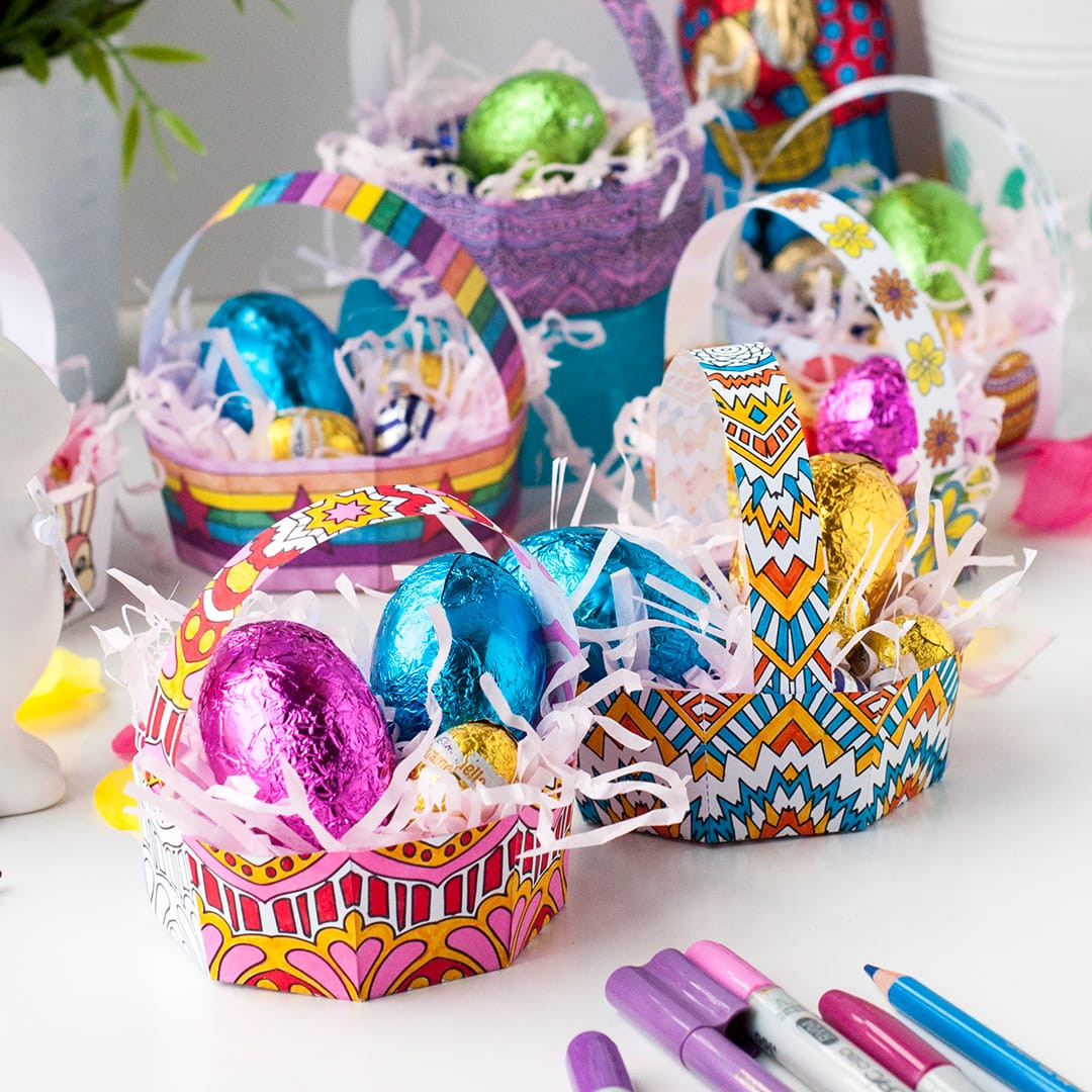 Diy Easter Basket
 DIY Easter Egg Basket Templates