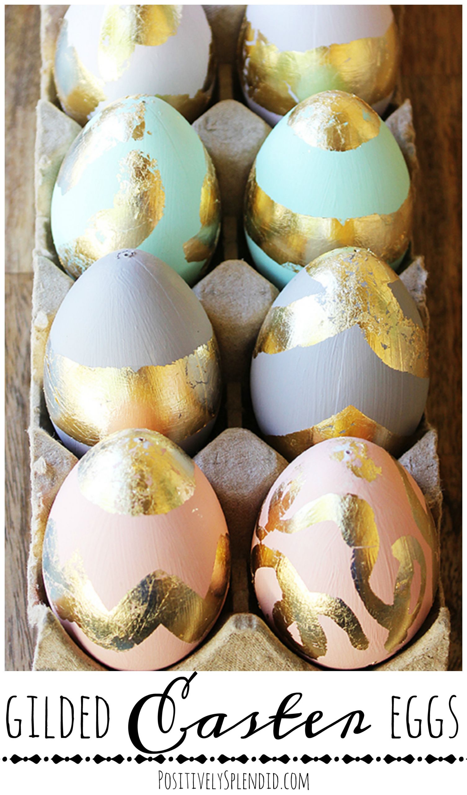 Diy Easter Crafts
 An easy Easter craft idea Gilded DIY Easter Eggs