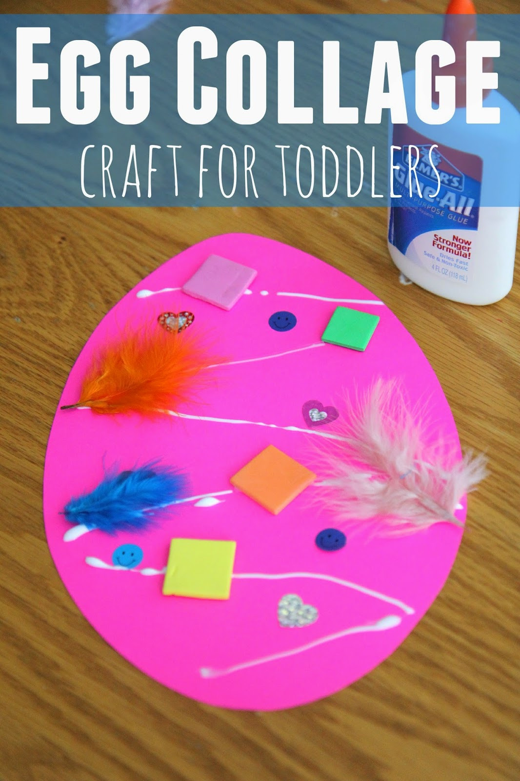 Easter Art And Craft
 Toddler Approved Easter Egg Collage Craft for Toddlers