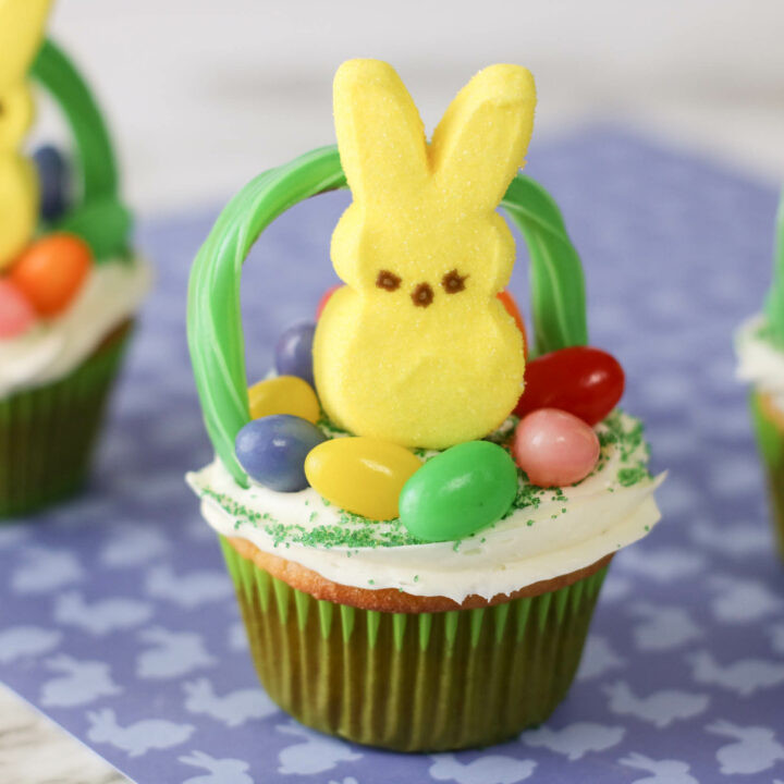 Easter Basket Cupcakes
 Easy Easter Basket Cupcakes
