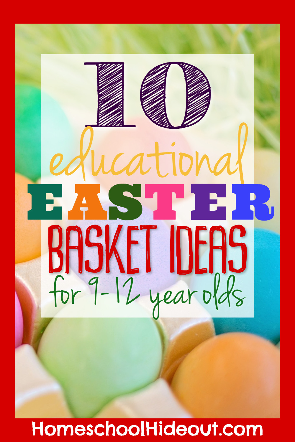 Easter Basket Ideas For 12 Year Old Boy
 Educational Easter Basket Ideas for 9 12 Year Olds