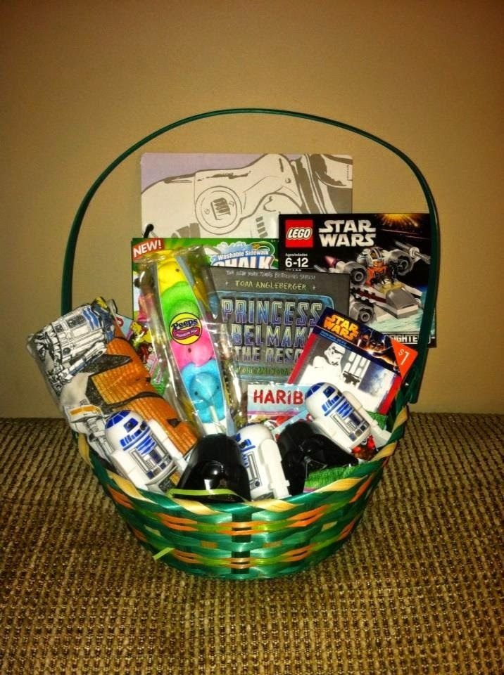 Easter Basket Ideas For 9 Year Old Boy
 Raising Scotty perfect Star Wars Easter basket for 8 10