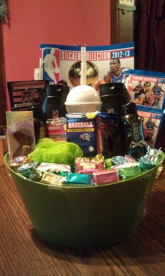 Easter Basket Ideas For 9 Year Old Boy
 Boys Easter Basket $35 Call Tracy at 440 310 4818 to