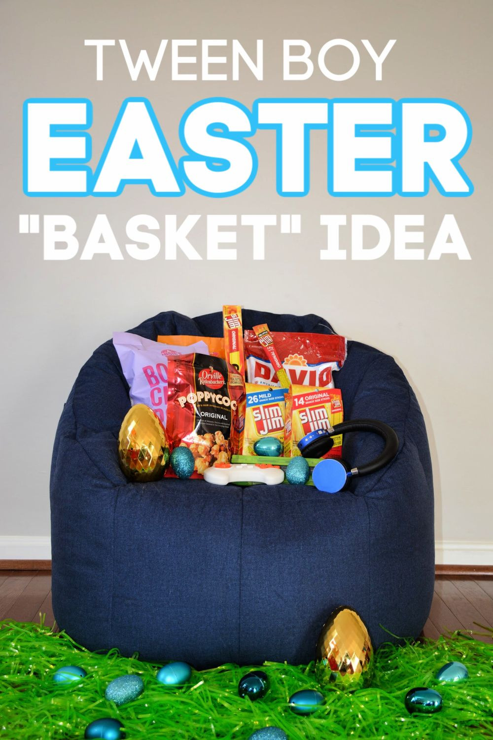 Easter Basket Ideas For 9 Year Old Boy
 Tween Boy Easter "Basket" Idea