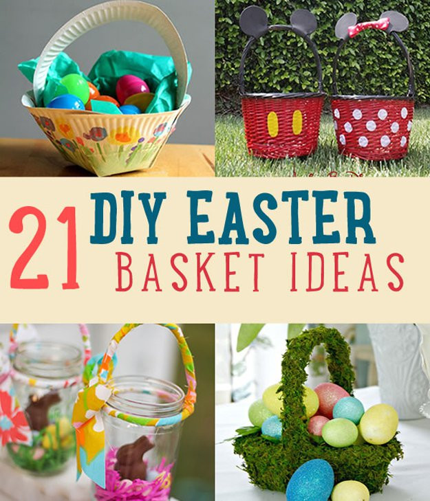Easter Baskets Diy
 21 DIY Easter Basket Ideas That Will Have You Hoppin DIY