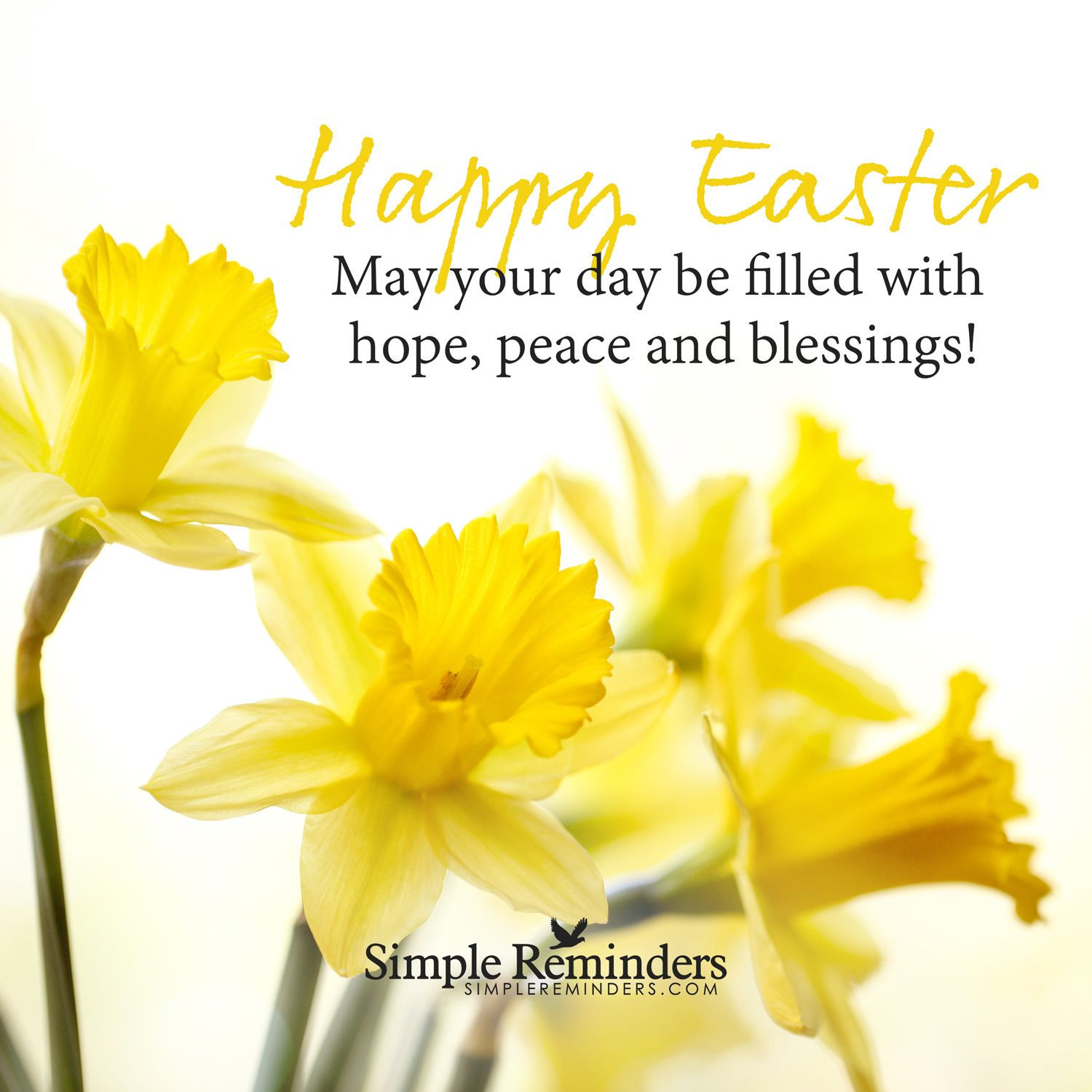 Easter Blessings Quotes
 Happy Easter by Simple Reminders