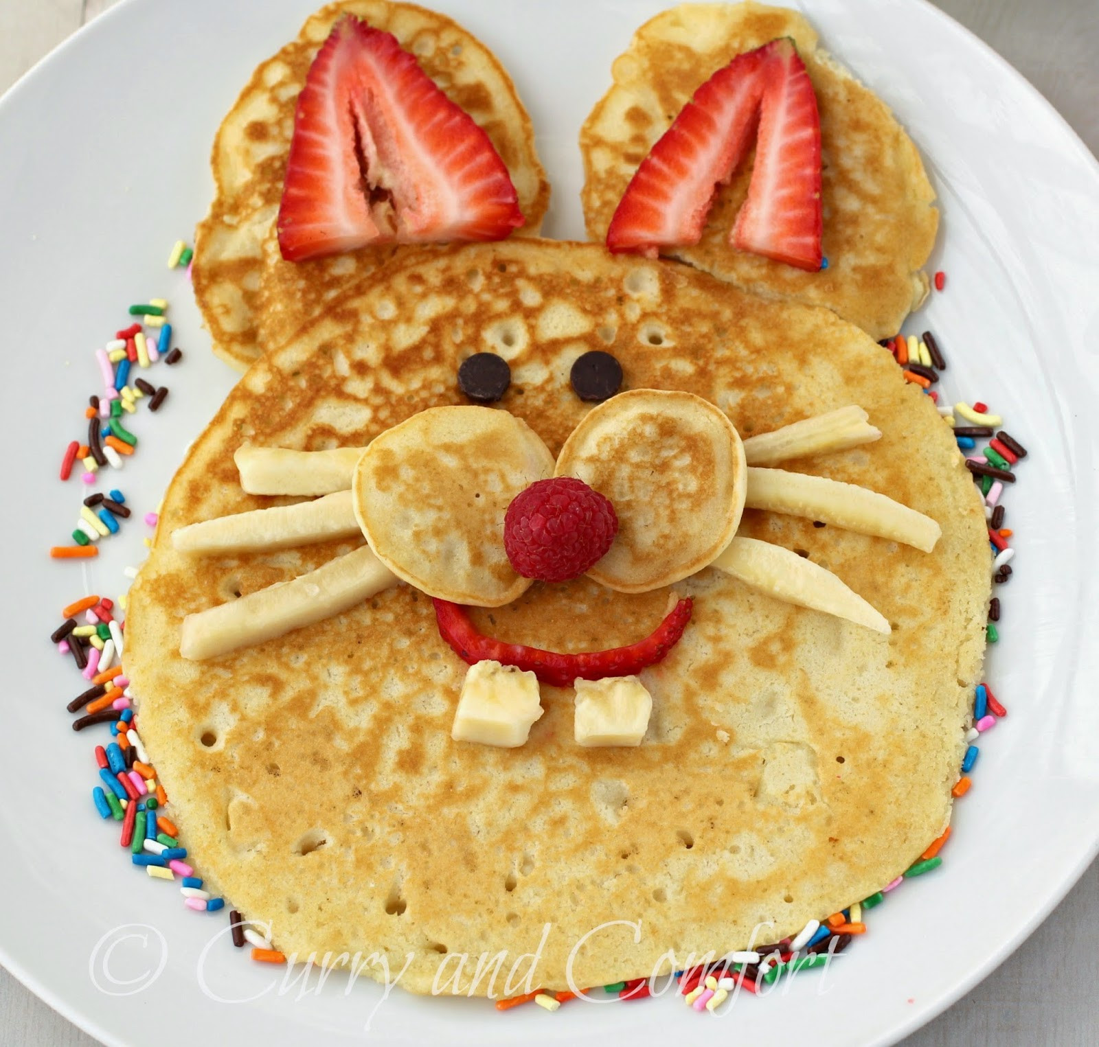 Easter Bunny Pancakes
 Bunny Face Pancakes Bunny Pancakes Recipe Ultimate